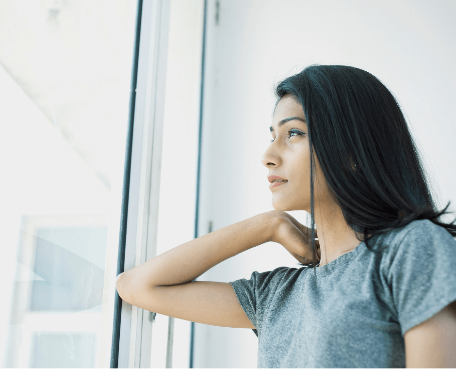 woman wondering if she should go no contact with her mother?